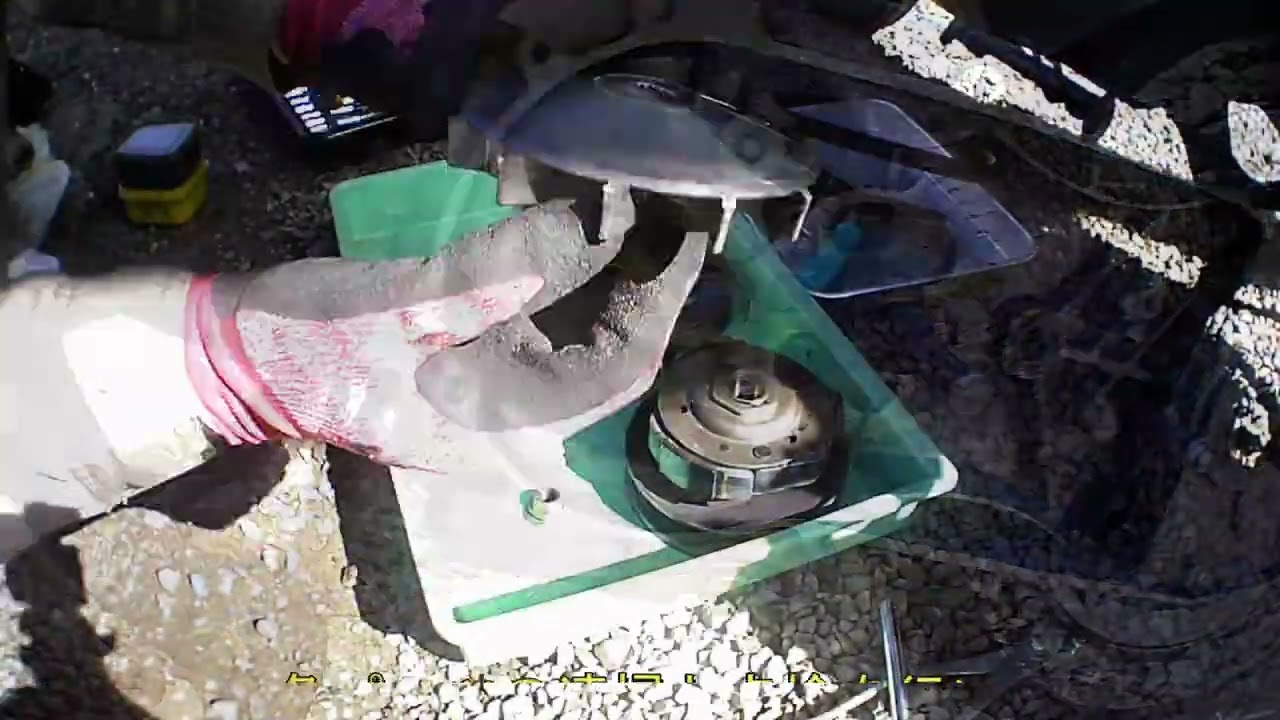 DAELIM製Besbi125 駆動系整備