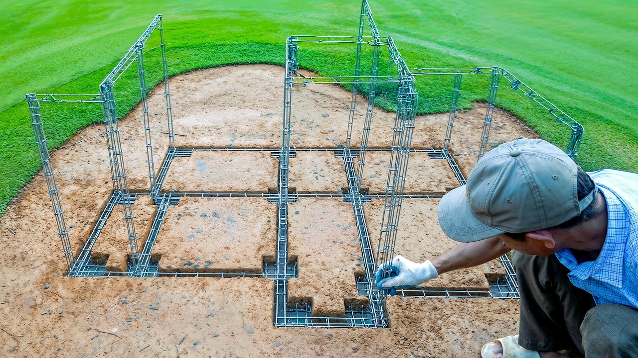 Man Builds STUNNING MINI HOUSE With Small Bricks