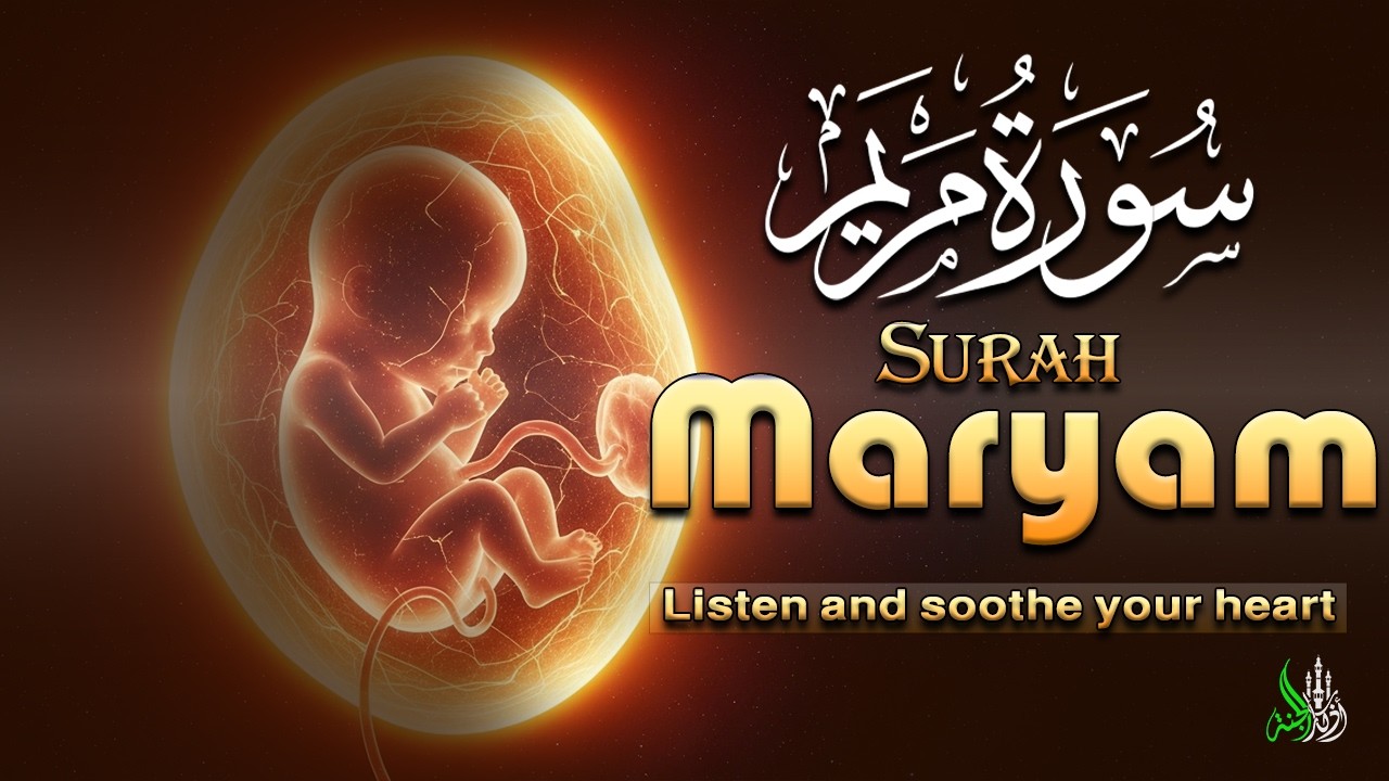 Surah Maryam | The Miracle of Creation | Baby in Mother’s Womb | Heart Touching Recitation