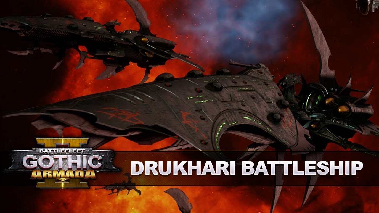 Battlefleet Gothic: Armada 2 - Druhkari Battleships