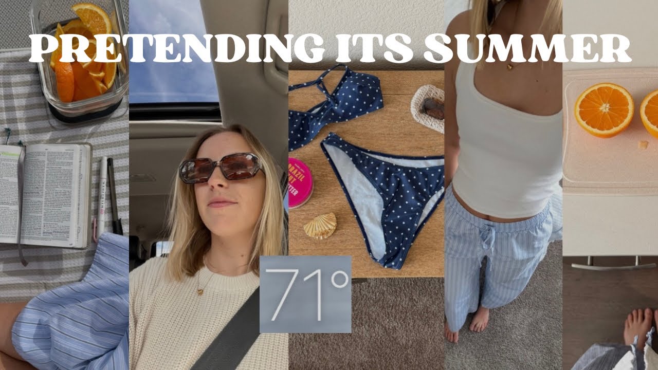 COZY COLORADO DAYS: pool day, summer in march, productive, coffee at home. 