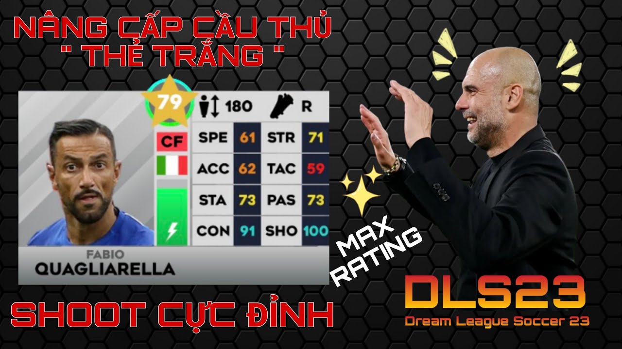 DLS23| Upgrade Max Rating The Best Common Player in dream league soccer 2023