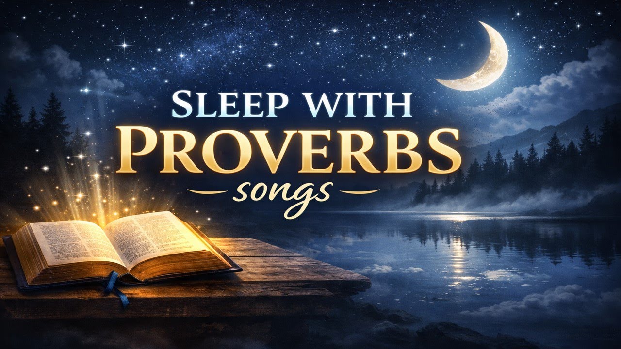 Fall Asleep to Proverbs Songs 🌙  Peaceful Christian Sleep Music | God’s Words for Deep Rest