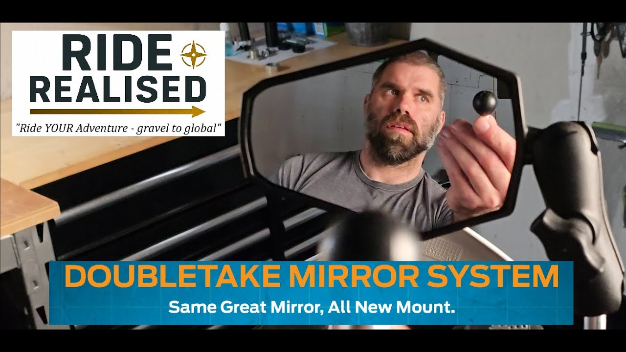 Doubletake Mirror - My go to Adventure motorcycle mirror.