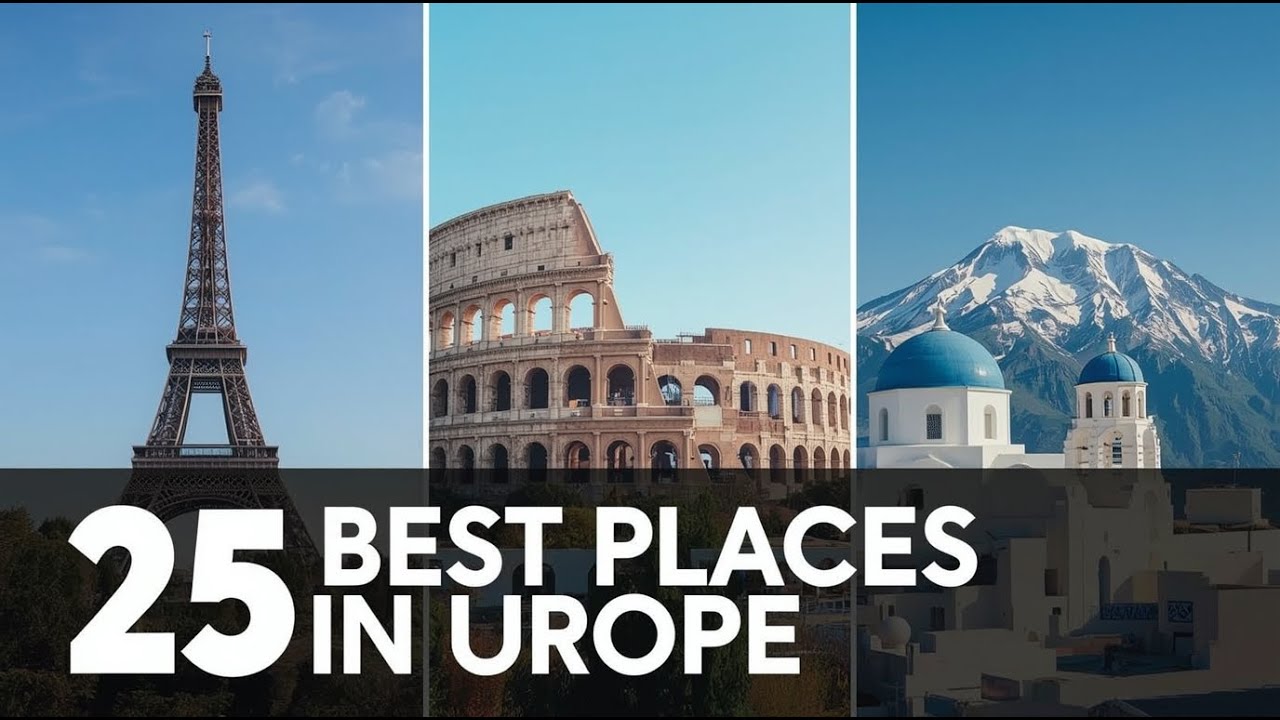 Top 25 European Cities to VISIT in 2025 