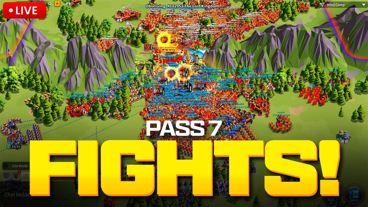 PASS 7 FIGHTING! [1029-1719-3069-3490] | RISE OF KINGDOMS