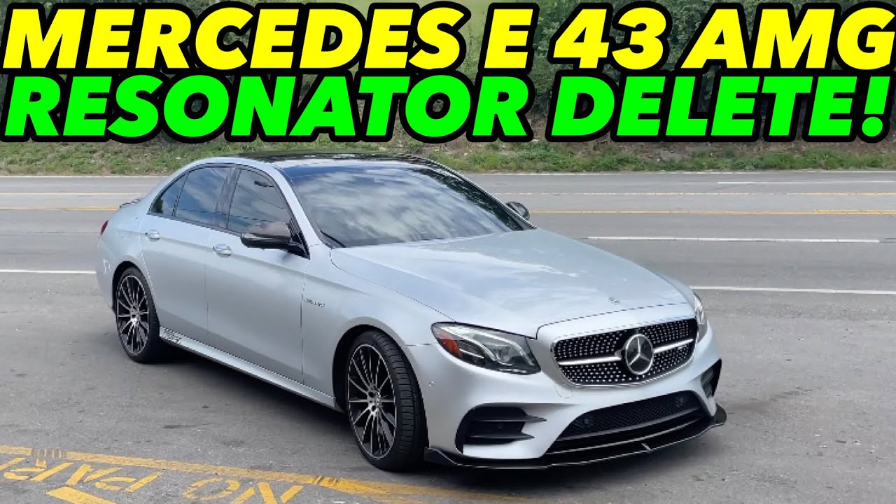 2018 Mercedes E 43 AMG 3.0L TWIN TURBO V6 с: УДАЛЕННЫМ РЕЗОНАТОРОМ!