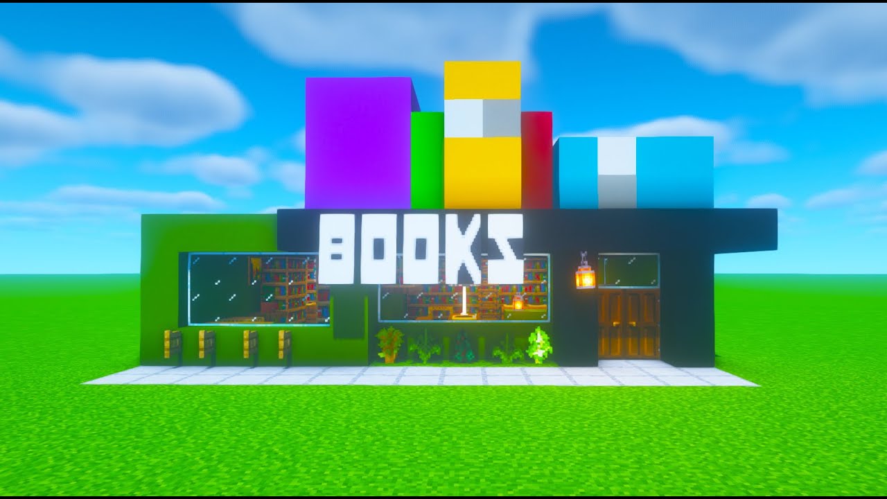 Minecraft Tutorial: How To Make A Book Store 