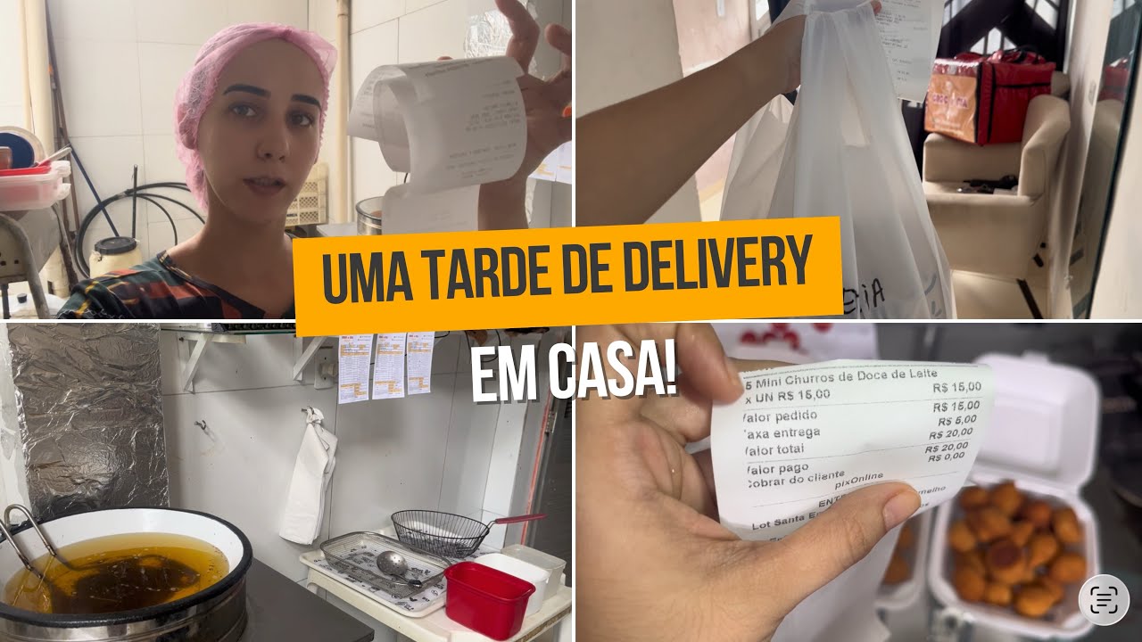 Mostrei como foi 6h de atendimento em meu Delivery de Salgados Fritos em casa! 🤩