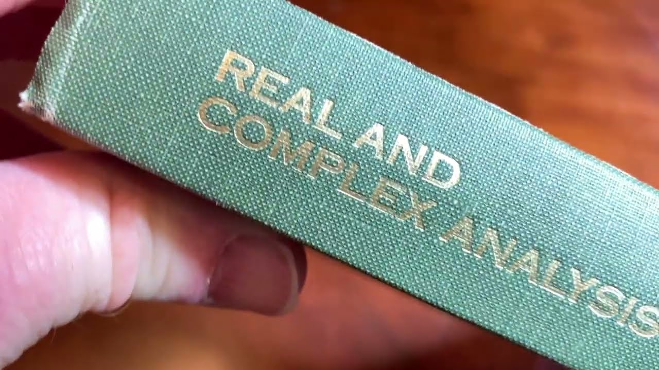 Real and Complex Analysis Math Book