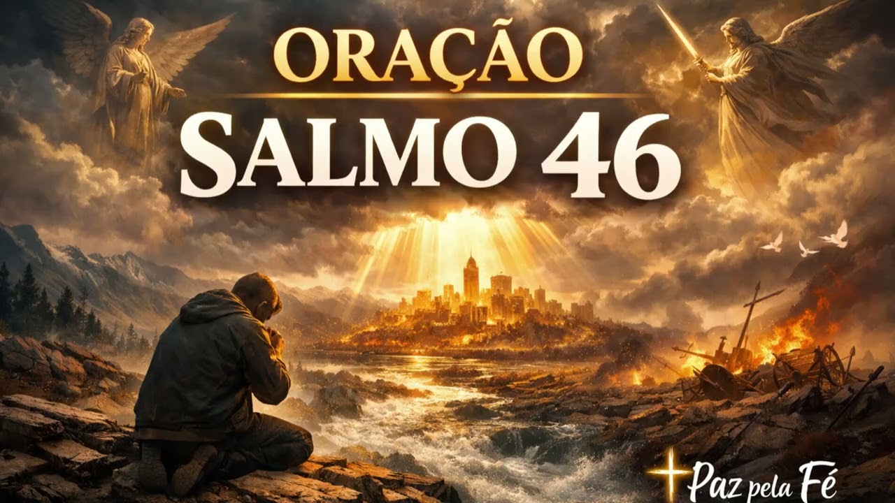 QUANDO O MEDO CHEGAR, OUÇA ESTA ORAÇÃO, ELA VAI TRAZER PAZ AO SEU CORAÇÃO- SALMO 46 #oração #fe 