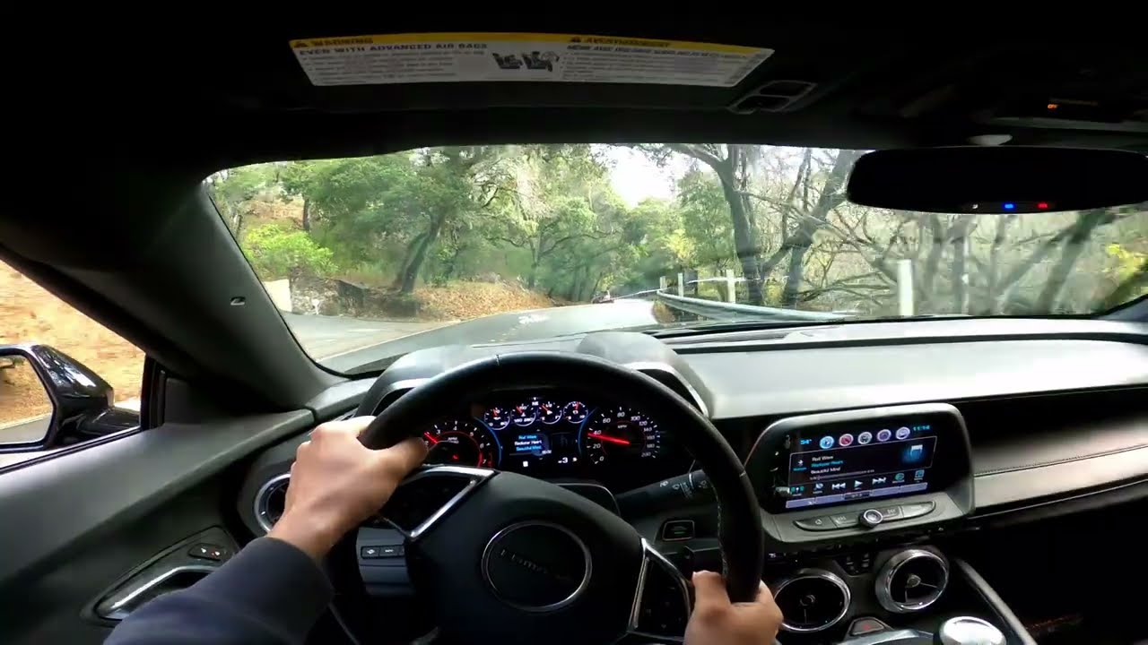 RAW CAMARO SS POV DRIVE( RAINY DRIVE 4K )