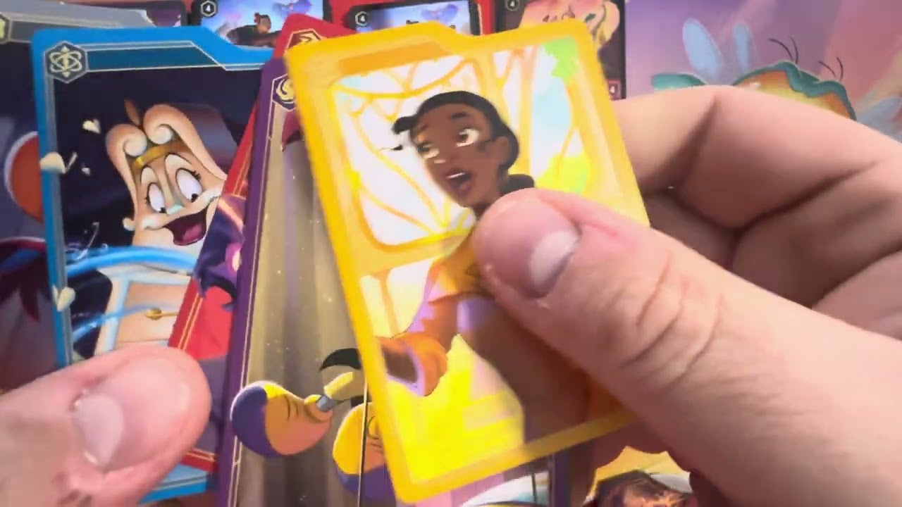 Disney Lorcana Reign Of Jafar Unboxing
