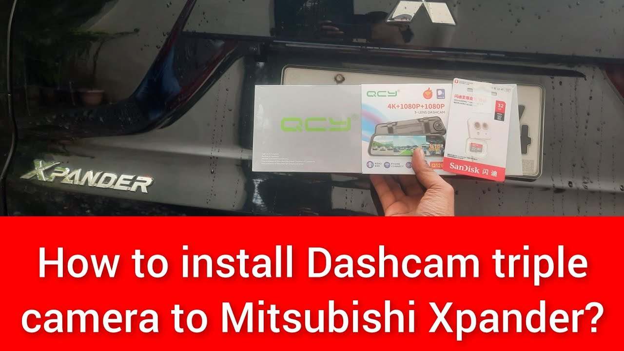 How to install Dashcam triple camera to Mitsubishi Xpander? Easy installation diy tutorial 