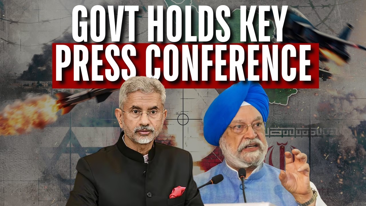 Watch Live: Modi Govt Holds Key Press Conference On Iran War