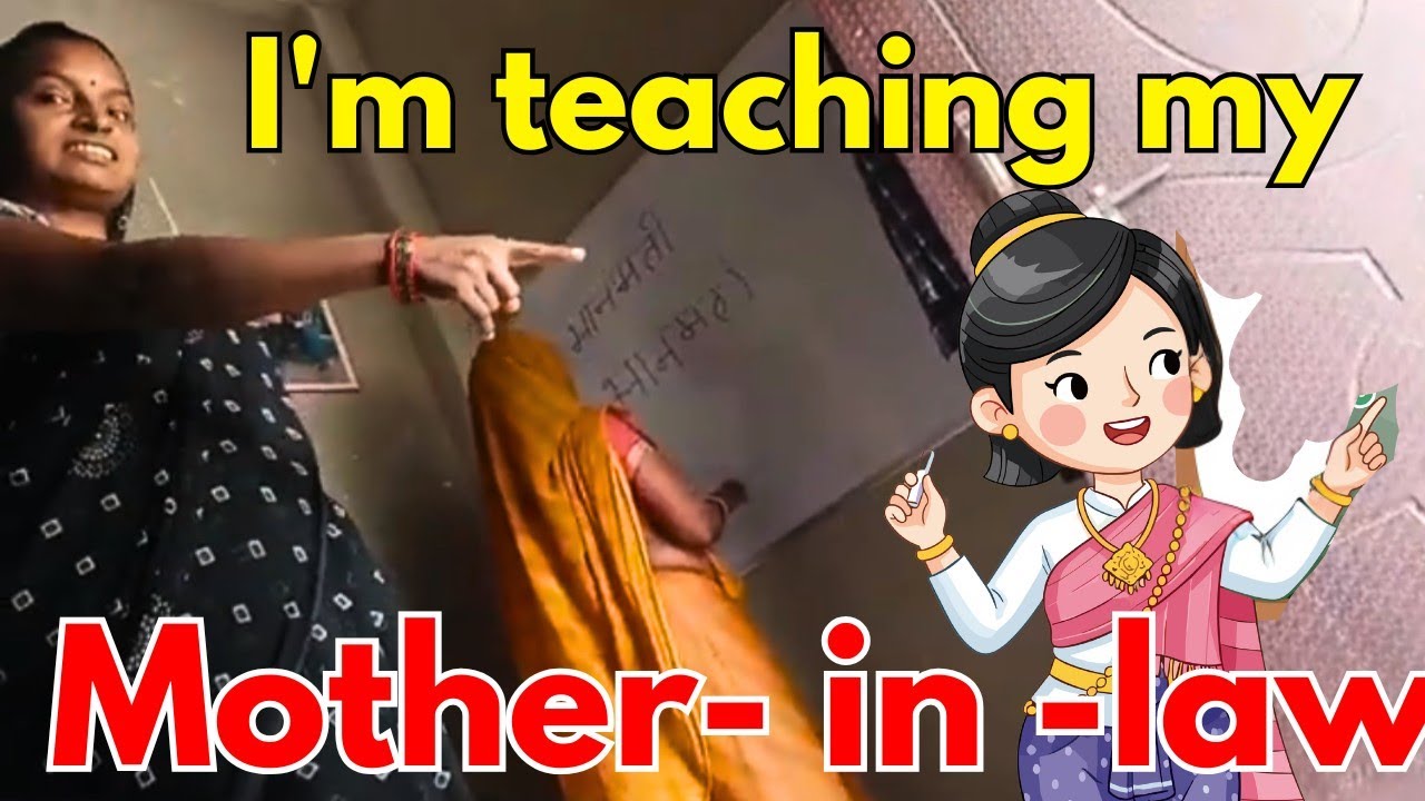 👉Meet my first village 🛖student My mother in law 🧕Vlog in English 