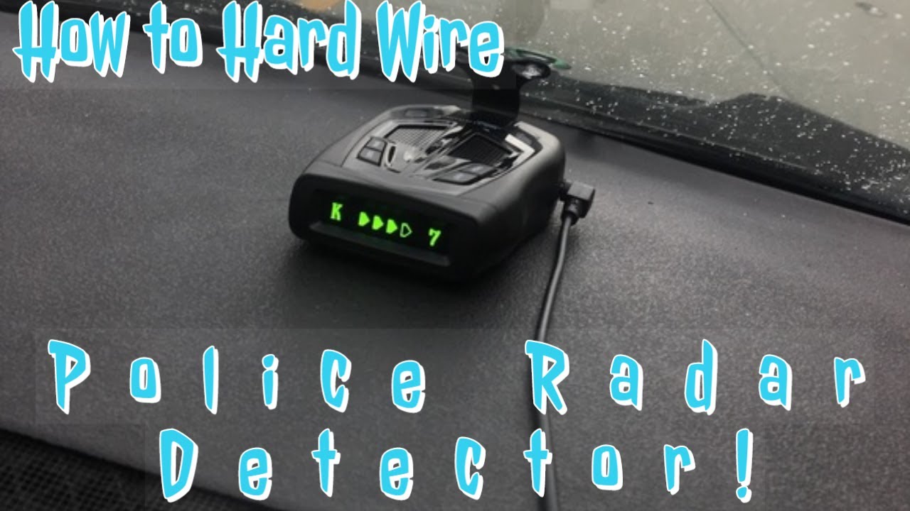How to Hardwire a Police Radar Detector For FREE!!! EASY!!