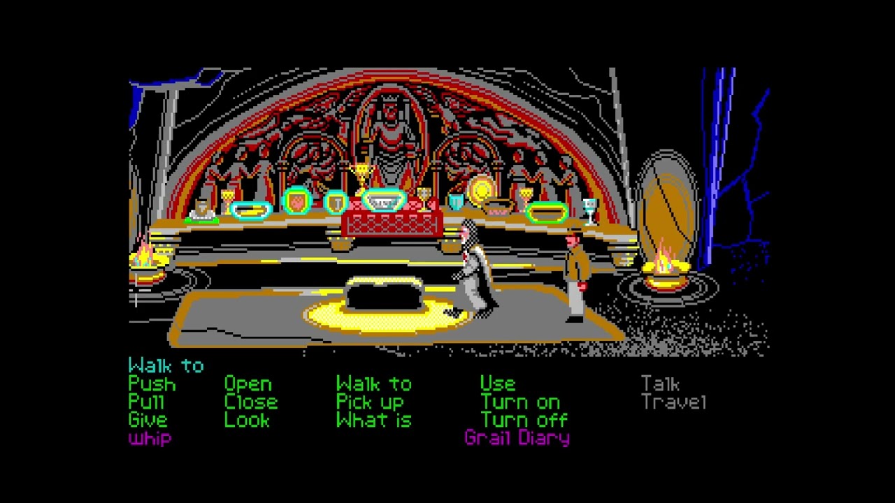 Indiana Jones and the Last Crusade: The Graphic Adventure - Ending (Amiga - NTSC - Lucasfilm Games)