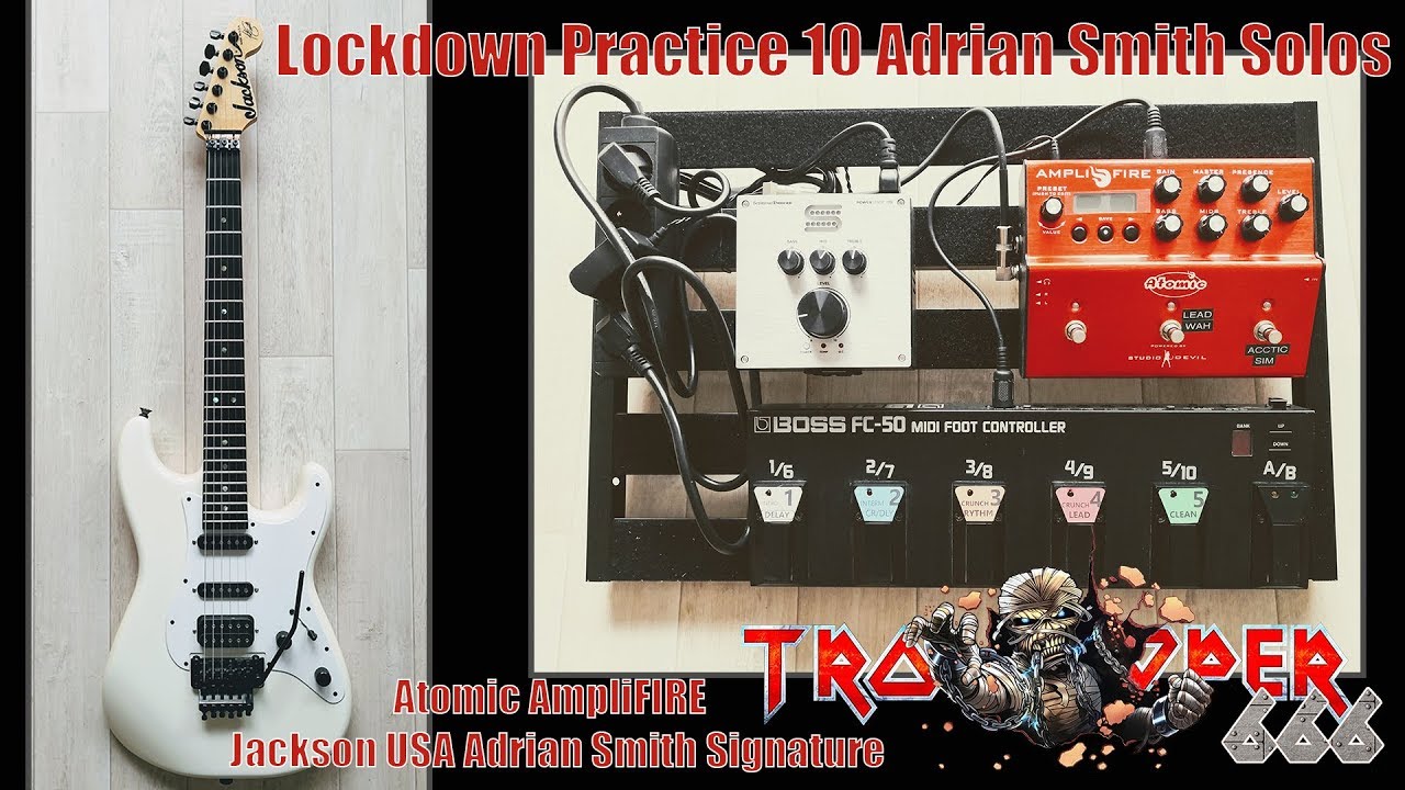 Lockdown Practice: 10 Adrian Smith Solos