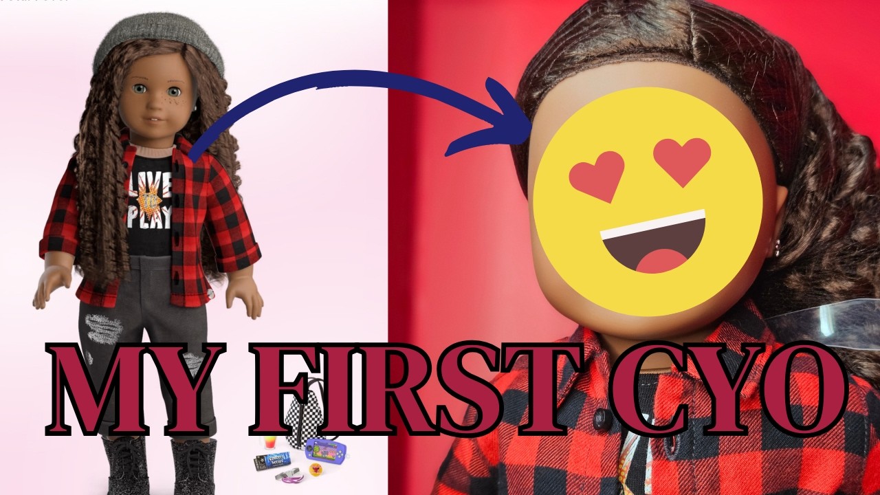 Распаковка моей первой куклы American Girl из серии «Создай свою собственную куклу»!