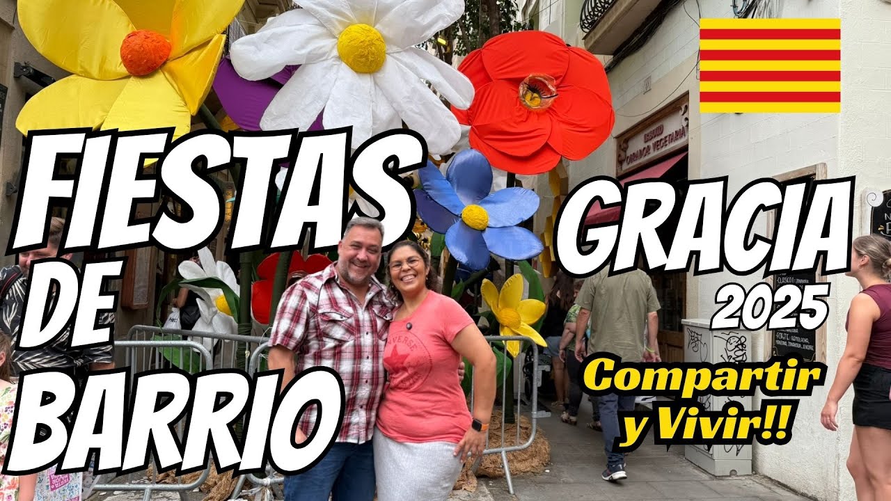 BARCELONA | 🎉✨ FIESTAS MAJOR DE GRACIA 2025 | Calles Decoradas | Tradición de Barrio | Documental