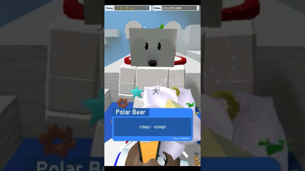 Turning In A Polar Bear Quest In Roblox Bee Swarm Simulator #viral #viral #viralvideo