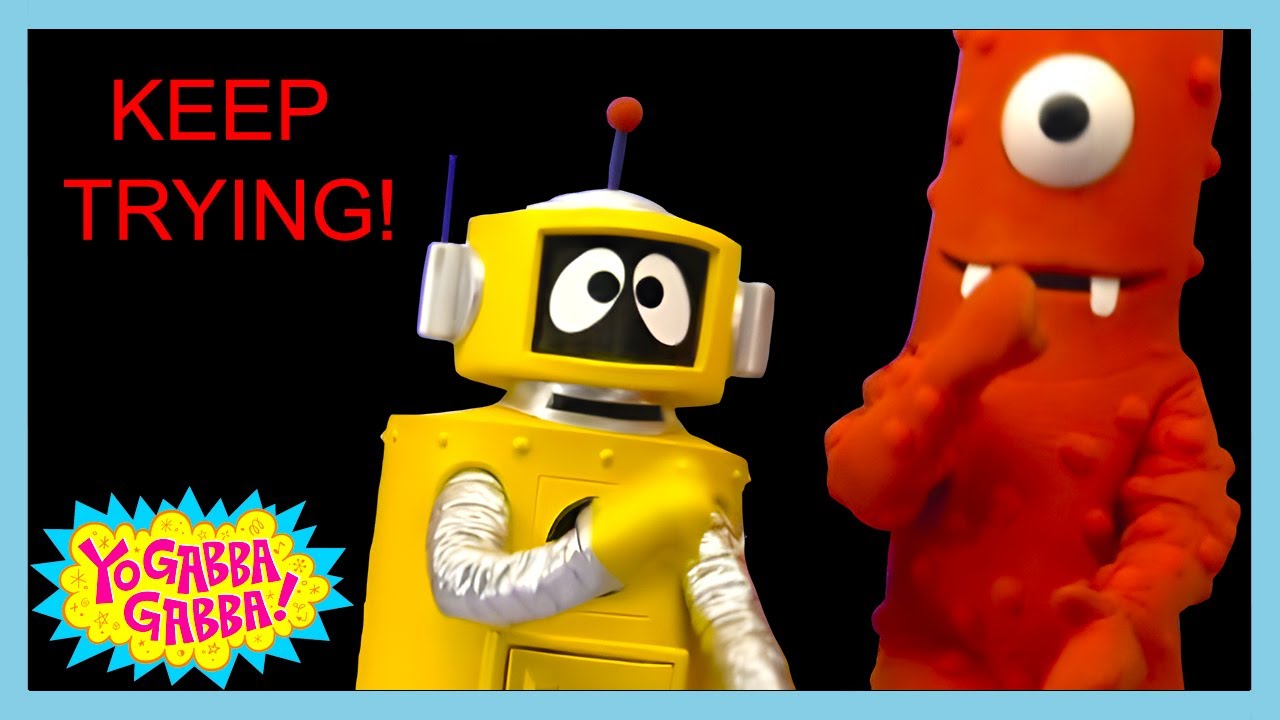 KEEP TRYING! 😃 🎵 | YO GABBA GABBA | WildBrain Jam 🎶