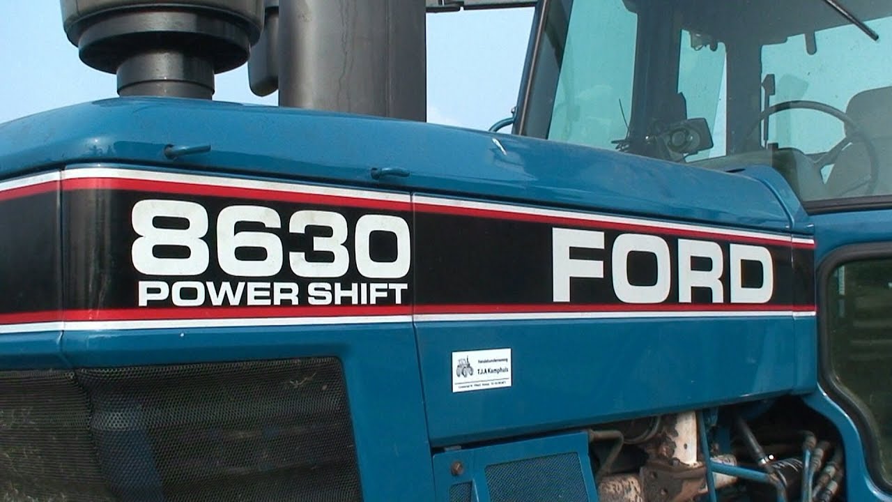 Ford 8630 & Krone Comprima - Baling hay
