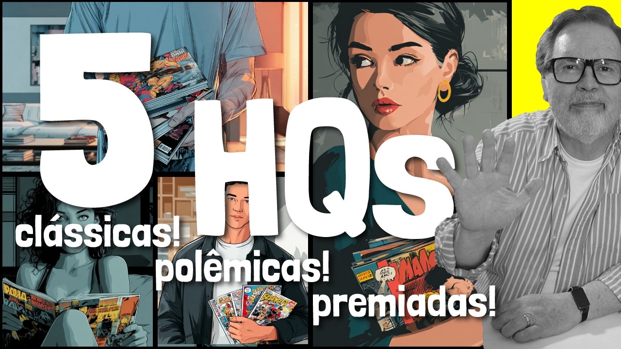 5 HIST&Oacute;RIAS EM QUADRINHOS (LONGAS E INTELIGENTES) QUE VALEM A PENA VOC&Ecirc; LER - HQs, Graphic Novels