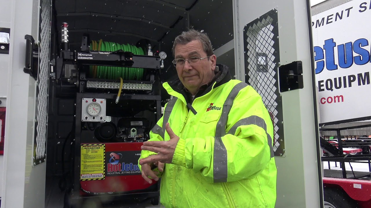 Custom Enclosed Van Mount Cold Water Jetter