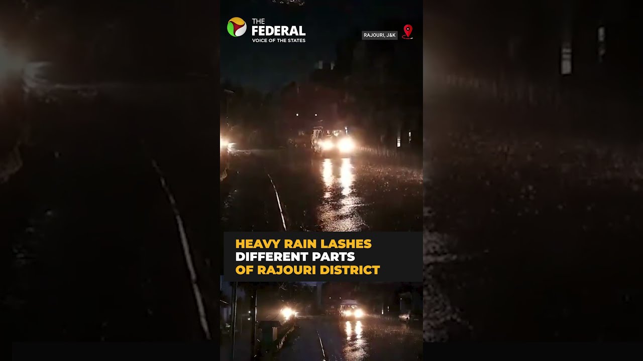 Heavy rain lashes several parts of Rajouri district | #shorts