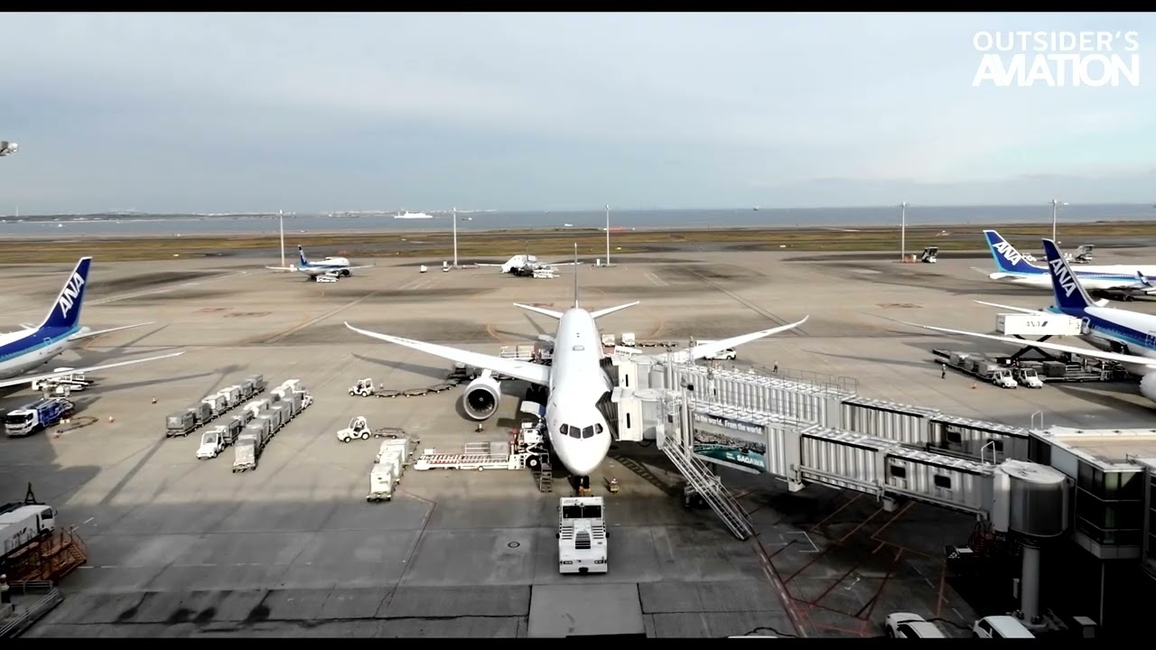 All Nippon Airways (ANA) full ground service for Boeing 787-9