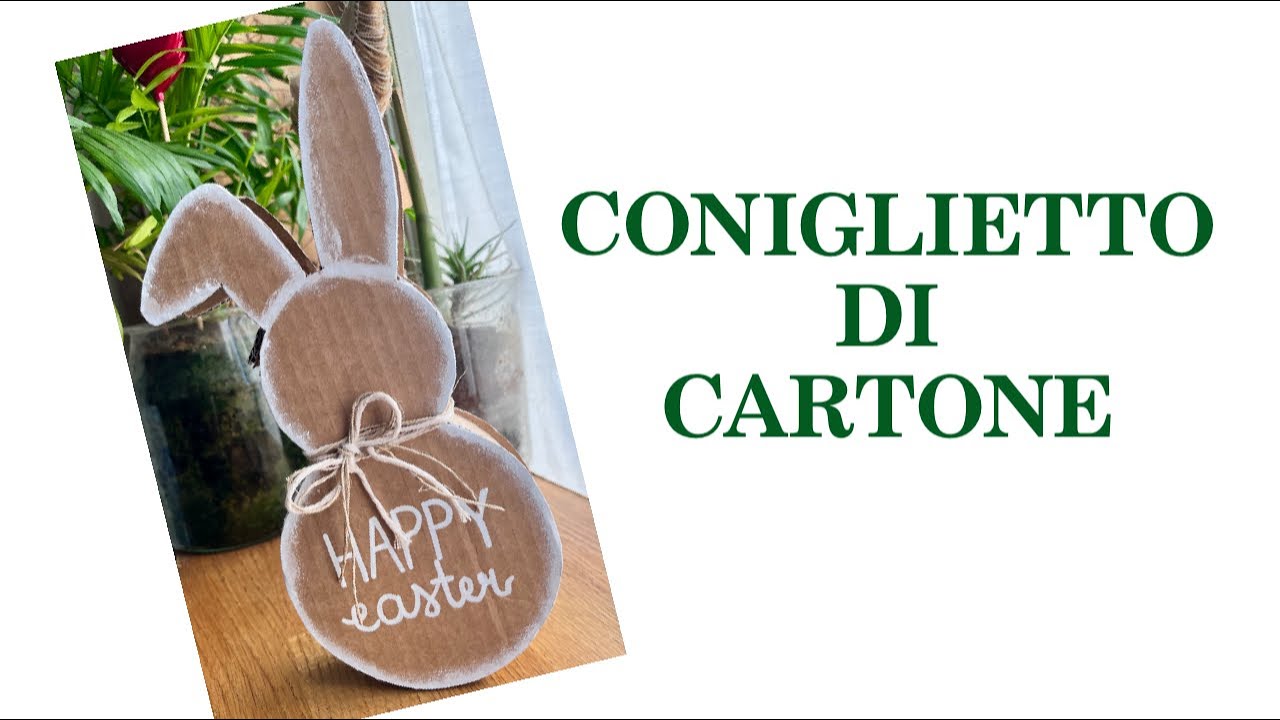 CONIGLIETTO DI CARTONE: per una Pasqua col sopresone! (Riciclo Creativo / Pasqua) Arte per Te