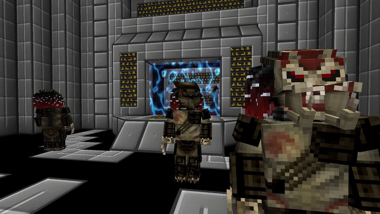 Let's Play Minecraft AVP [S3E99] Stealing a Yautja Ship               (Well, trying to..)
