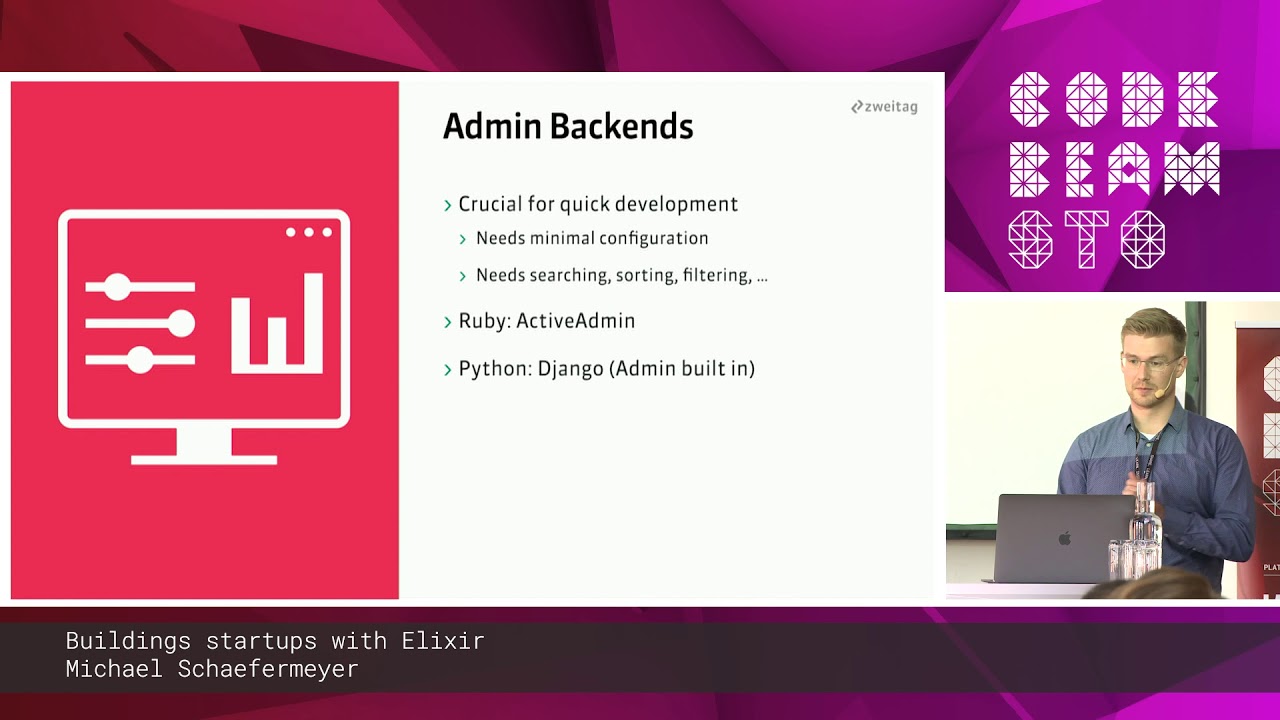 Michael Schaefermeyer - Buildings start-ups with Elixir | Code BEAM STO 19
