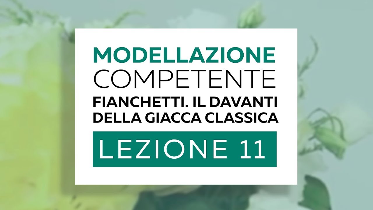 Una serie di lezioni sulla modellistica competente. Fianchetti. Il davanti della giacca classica.