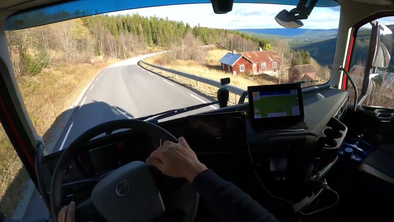 #POV Driving Truck Volvo FH 500 4K - Norway Sollia