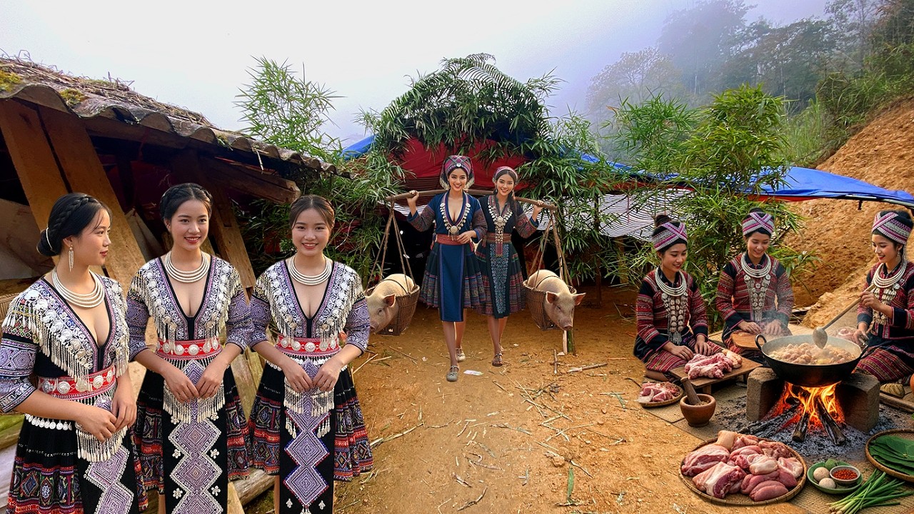 NGHÈO CŨNG PHẢI LẤY VỢ! KHÂU CHUẨN BỊ CỖ CƯỚI NGƯỜI MÔNG LÀNG NHÌ