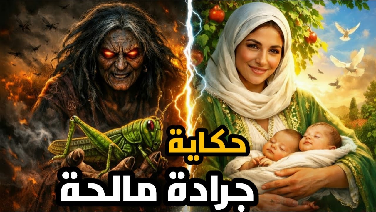 حكاية جرادة مالحة🦗/من أروع قصص التراث الشعبي المغربي