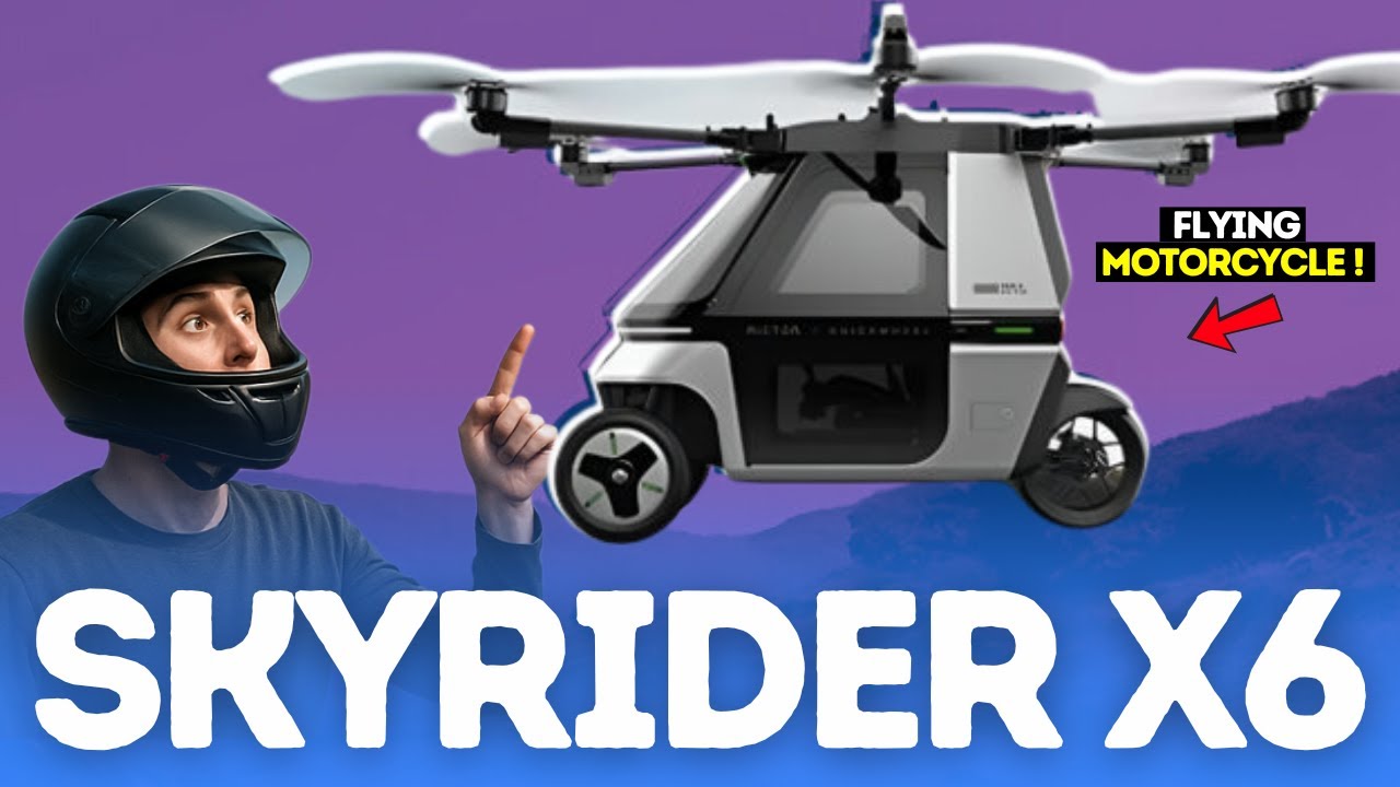 Skyrider X6 Electric Flying Motorcycle Launches in China at $69,000