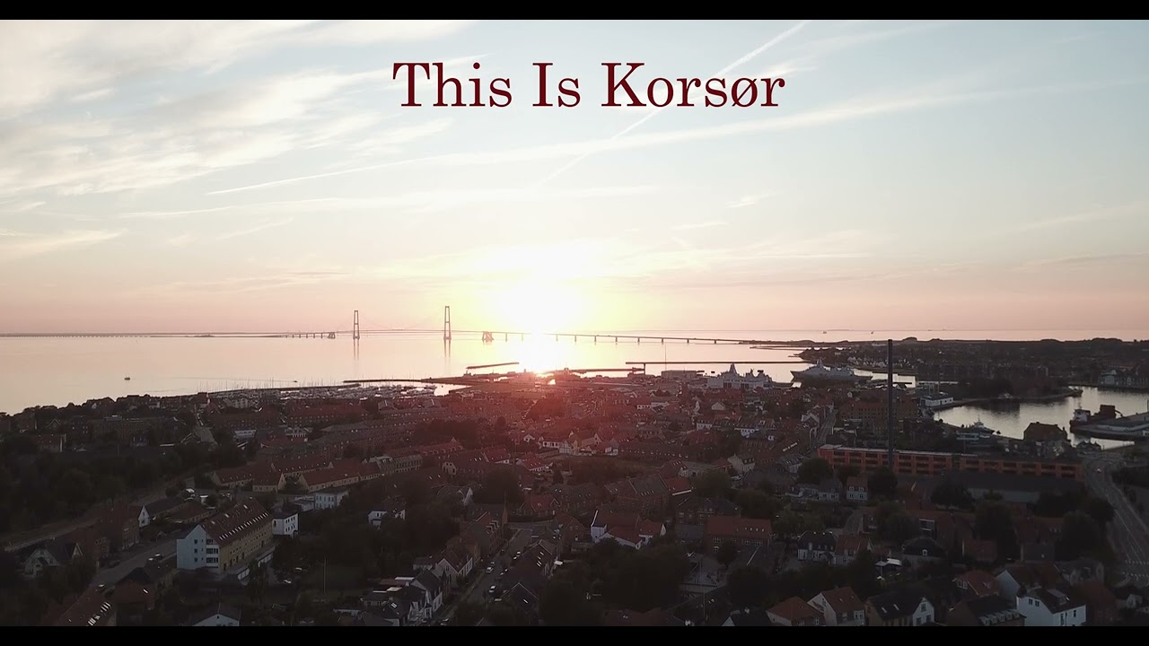 Kors&oslash;r seen from up high