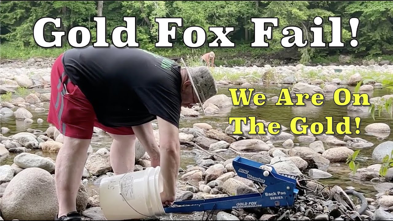 We Are On The Gold And The High Banker Breaks Down!!! New Hampshire Gold Prospecting