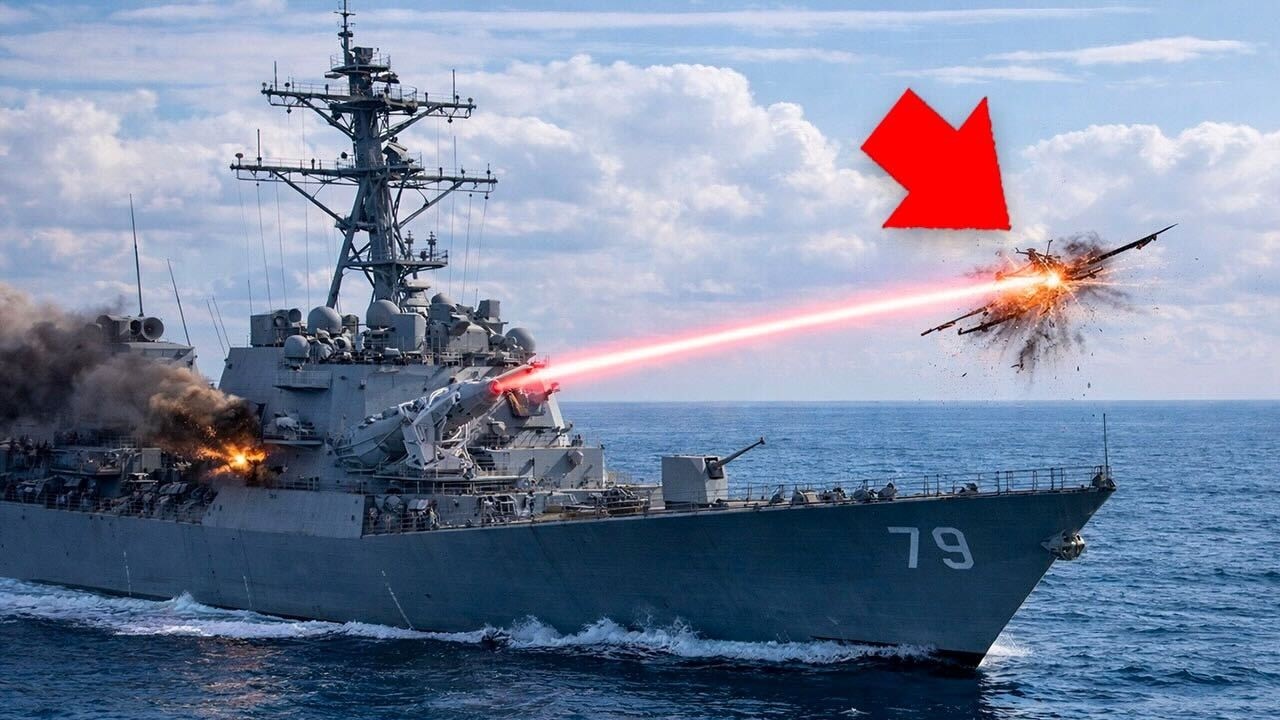 The Navy's Laser Weapon Just DESTROYED 4 Drones – The Future of Naval Warfare is HERE