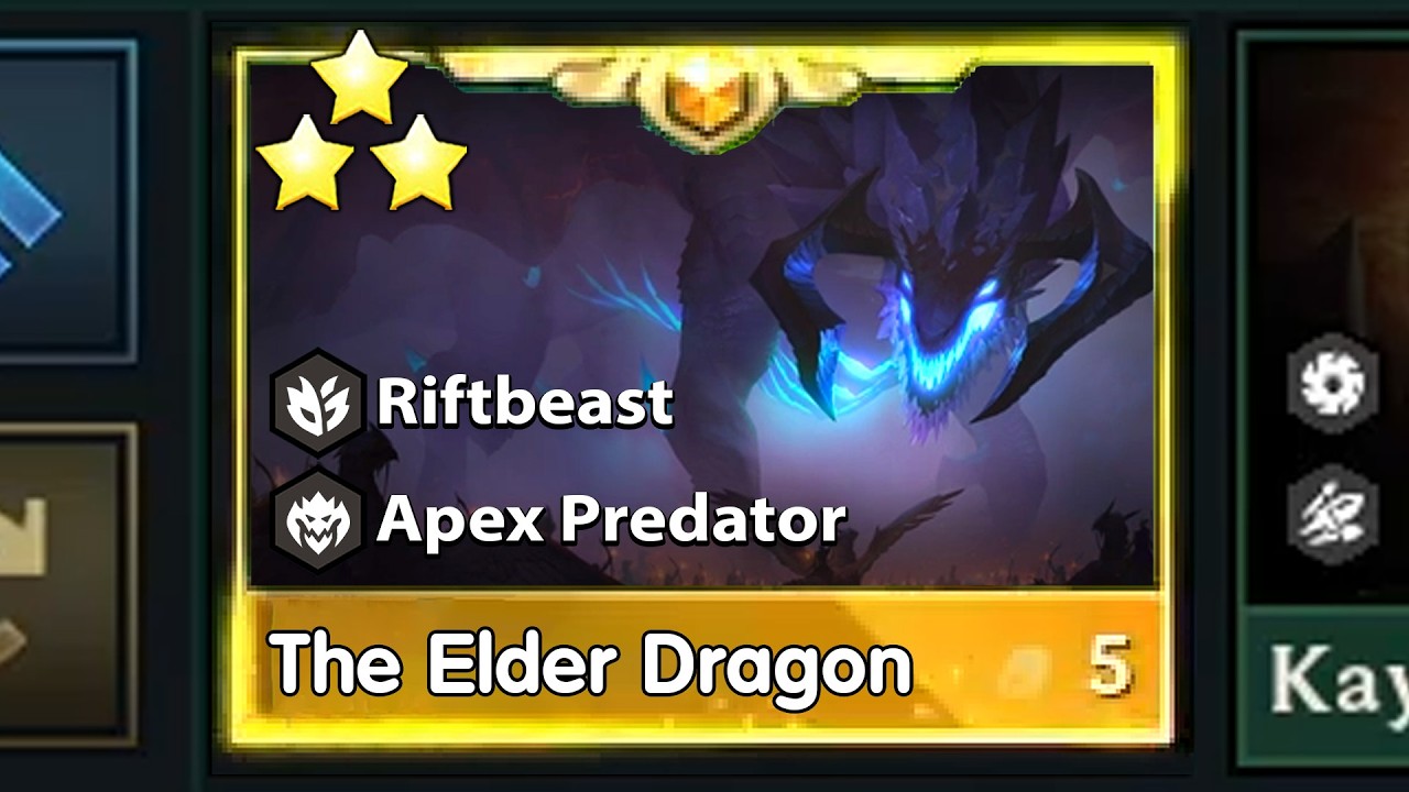 *World First* 5-Cost 3-Star Elder Dragon⭐⭐⭐ | TFT Set 18