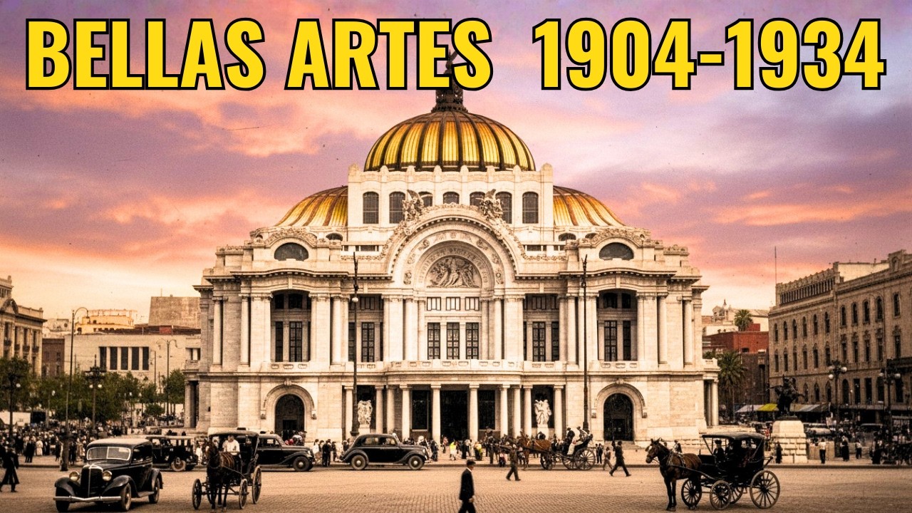 Así se construyó el Palacio de Bellas Artes (1904 - 1934) — Con IA