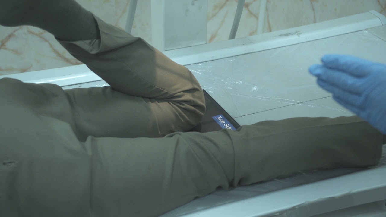 محاظرة تصوير الشعاعي المرحلة الثانية  Knee joint _ skyline position for patella