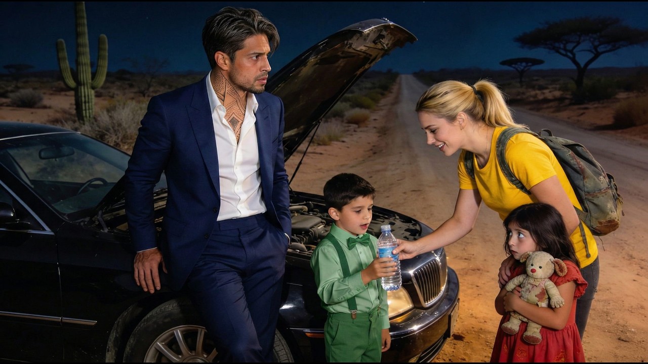 El coche del jefe mafioso se avería — la ayuda de una madre soltera cambia sus vidas para siempre.