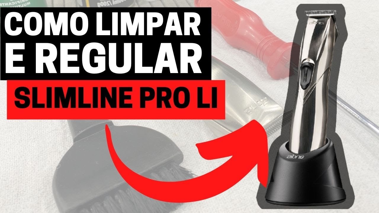 COMO LIMPAR MAQUINA DE ACABAMENTO SLIMLINE PRO LI