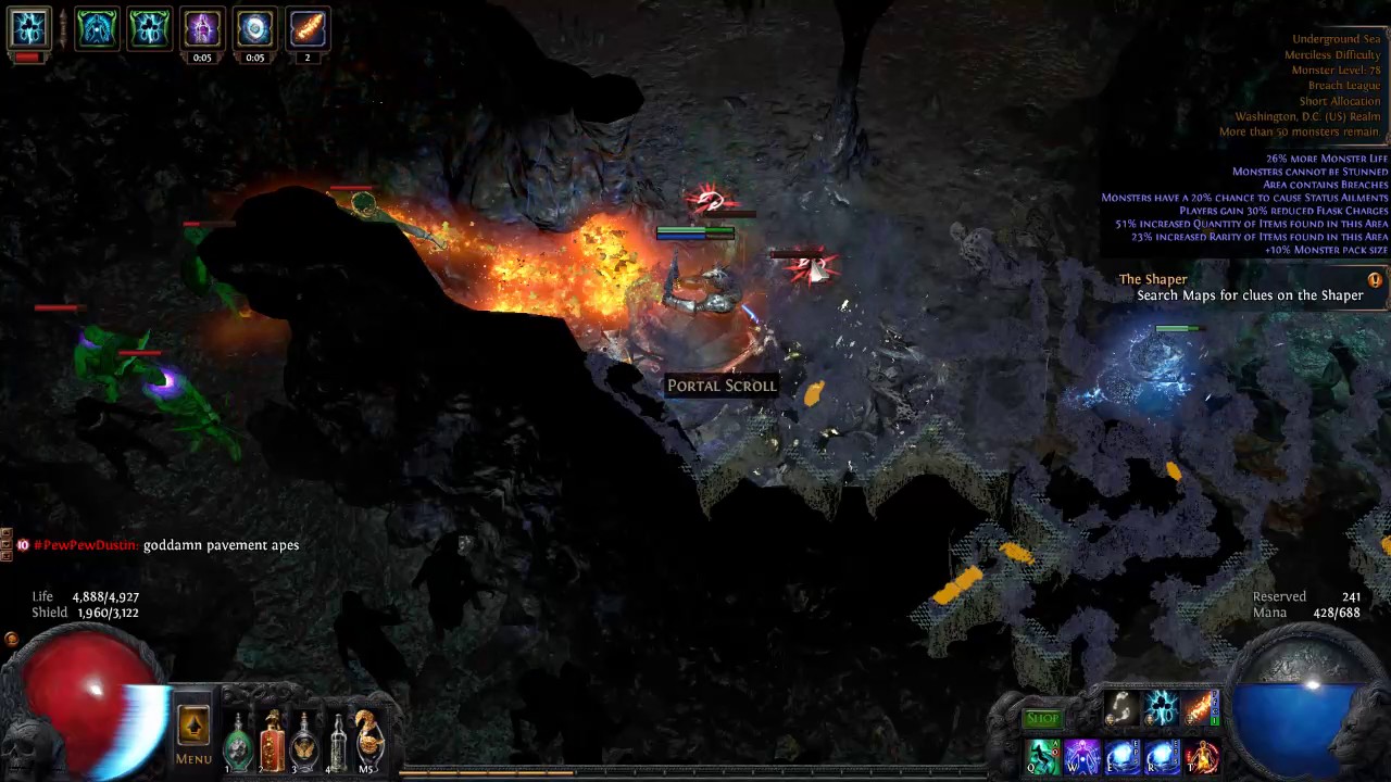 [PoE 2.5] Full Clear T11 Underground River - Poison Incinerate Berserker