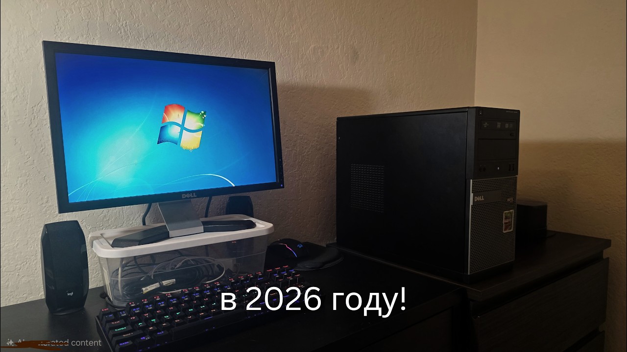 Устанавливаю Windows 7 в 2026 году на мой комп